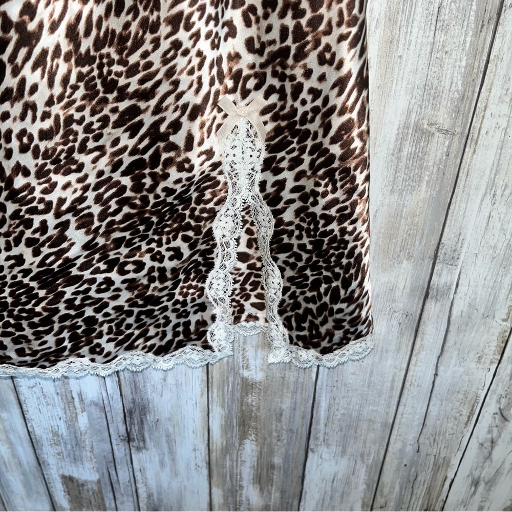 Victoria’s Secret Satin Leopard Night Slip - Picture 3 of 6